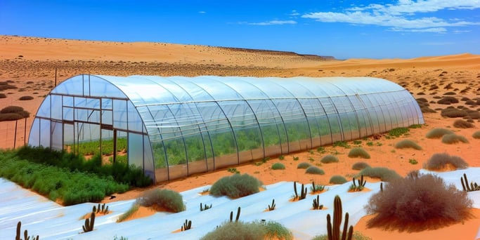6-Mil Poly Film  vs. SolaWrap Greenhouse Film- Choosing the right cover for your desert greenhouse.